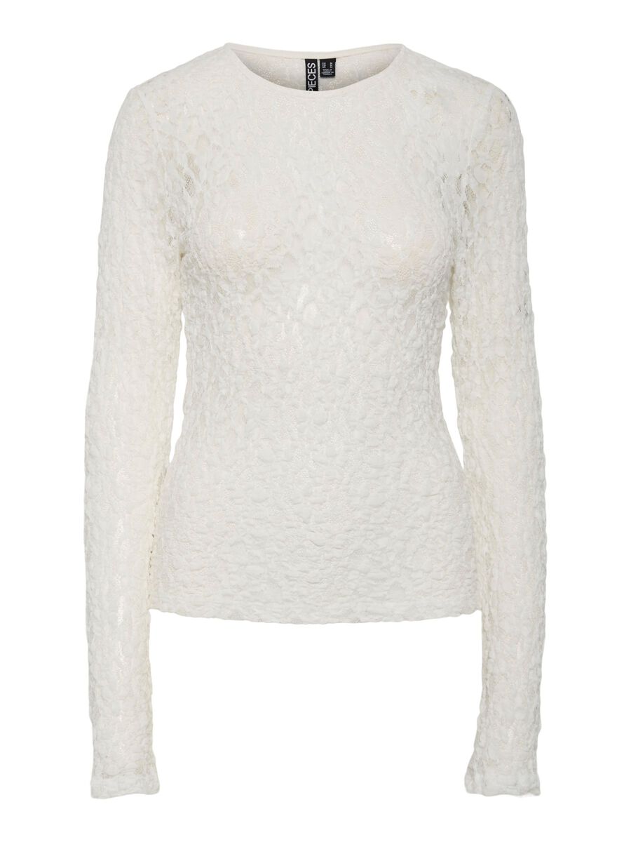 Product carousel image - PCHAZEL LONG SLEEVED TOP, Cloud Dancer | 1