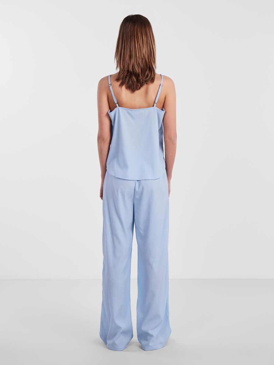 Pieces PCJUNNI WIDE-LEG TROUSERS, Airy Blue, highres - 17147443_AiryBlue_004.jpg