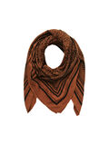 Pieces LEOPARD PRINTED SCARF, Leather Brown, highres - 17090862_LeatherBrown_001.jpg