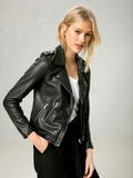 Pieces BIKER- LEDERJACKE, Black, highres - 17081264_Black_003.jpg