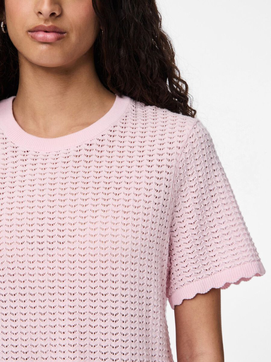 Carousel image - PCSCOUT KNITTED TOP, Pink-A-Boo | 4