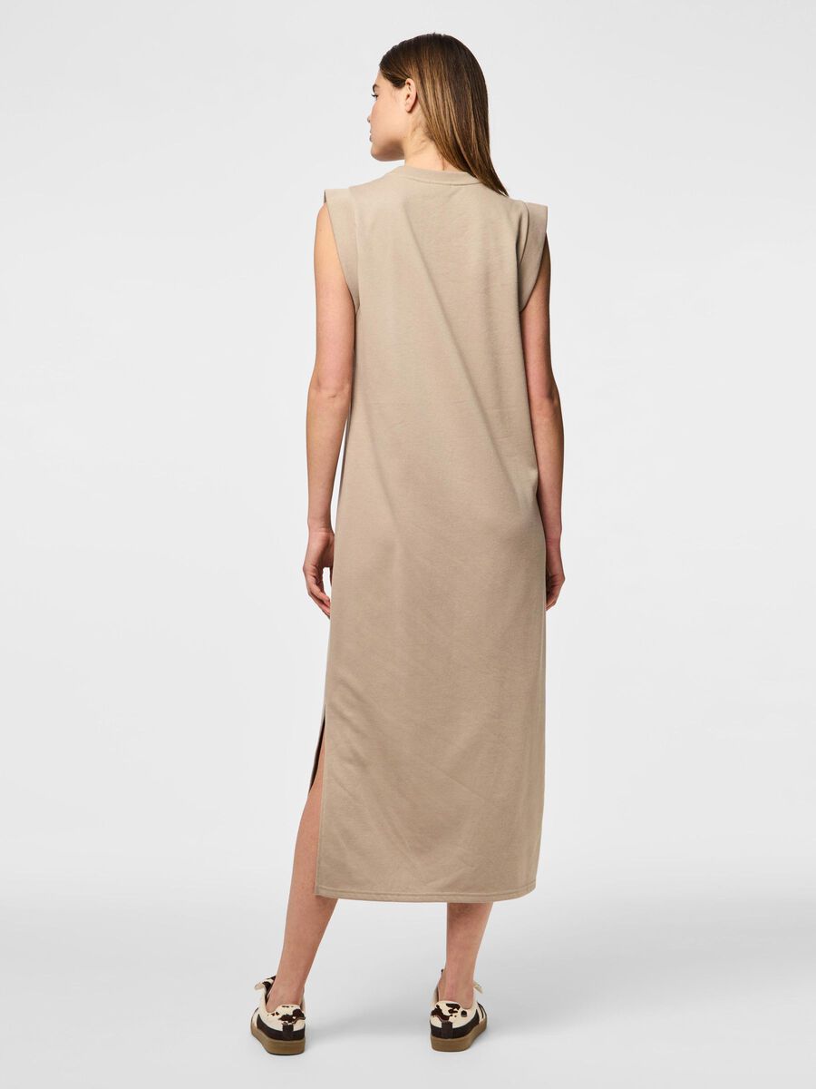 Pieces PCCHILLI SWEAT DRESS, Crockery, highres - 17137484_Crockery_004.jpg