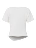 Product image thumbnail - PCSIRENE DRAPY T-SHIRT, Cloud Dancer | 2