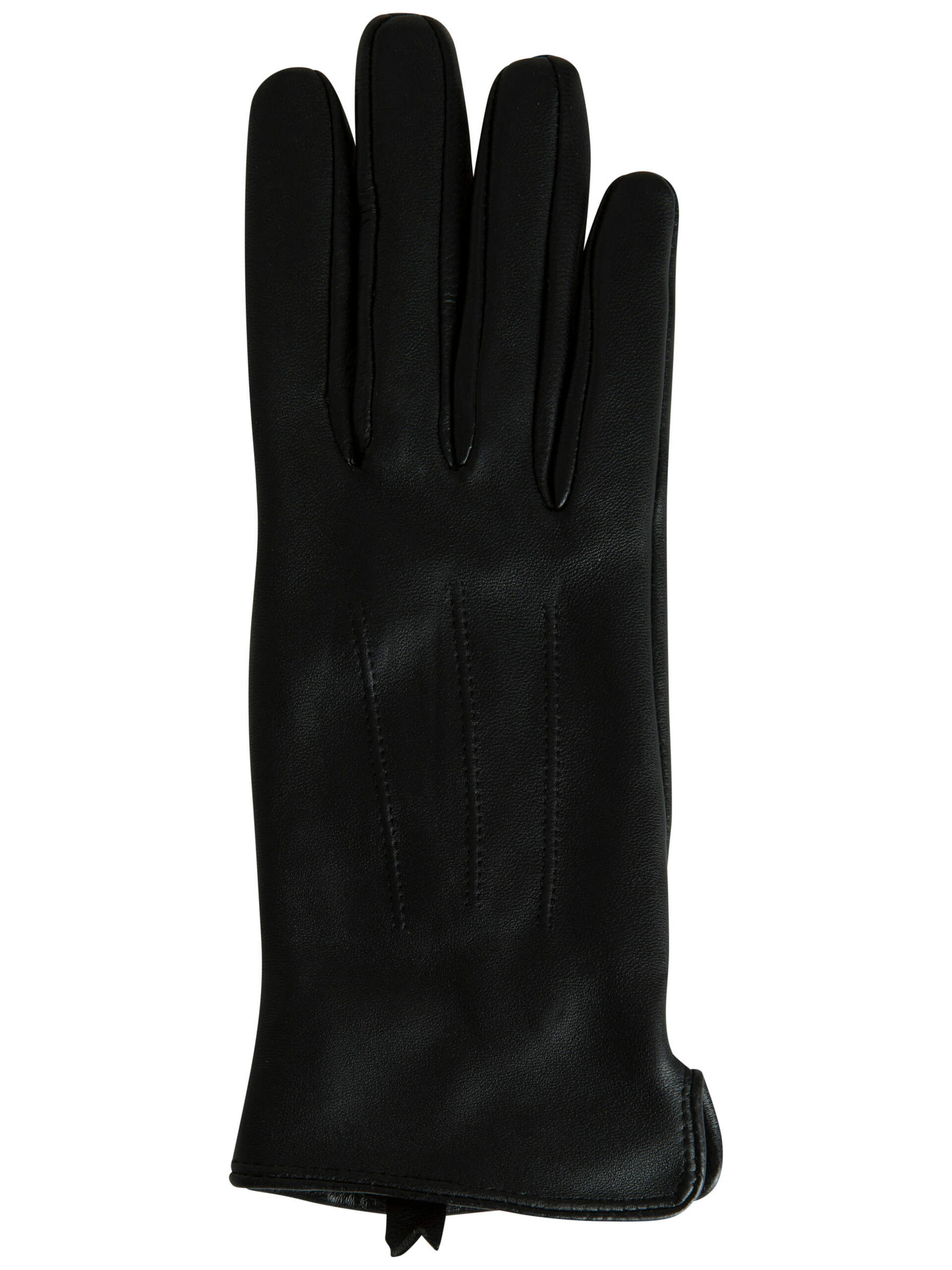 Carousel image - PCNELLIE LEATHER GLOVES, Black | 2