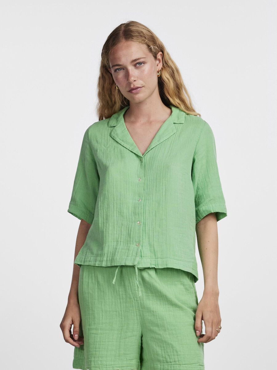 Pieces PCSTINA SHIRT, Absinthe Green, highres - 17126171_AbsintheGreen_003.jpg