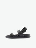 Pieces STRAPPY LEATHER SANDALS, Black, highres - 17104078_Black_001.jpg