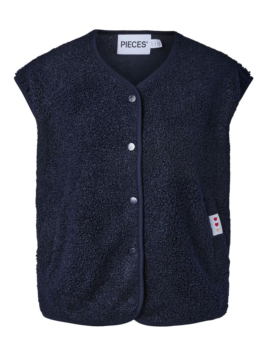 Product carousel image 2 PCKATTY TEDDY  VEST, Maritime Blue