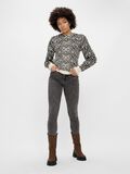 Pieces ZEBRA KNITTED PULLOVER, Fog, highres - 17113251_Fog_846744_005.jpg