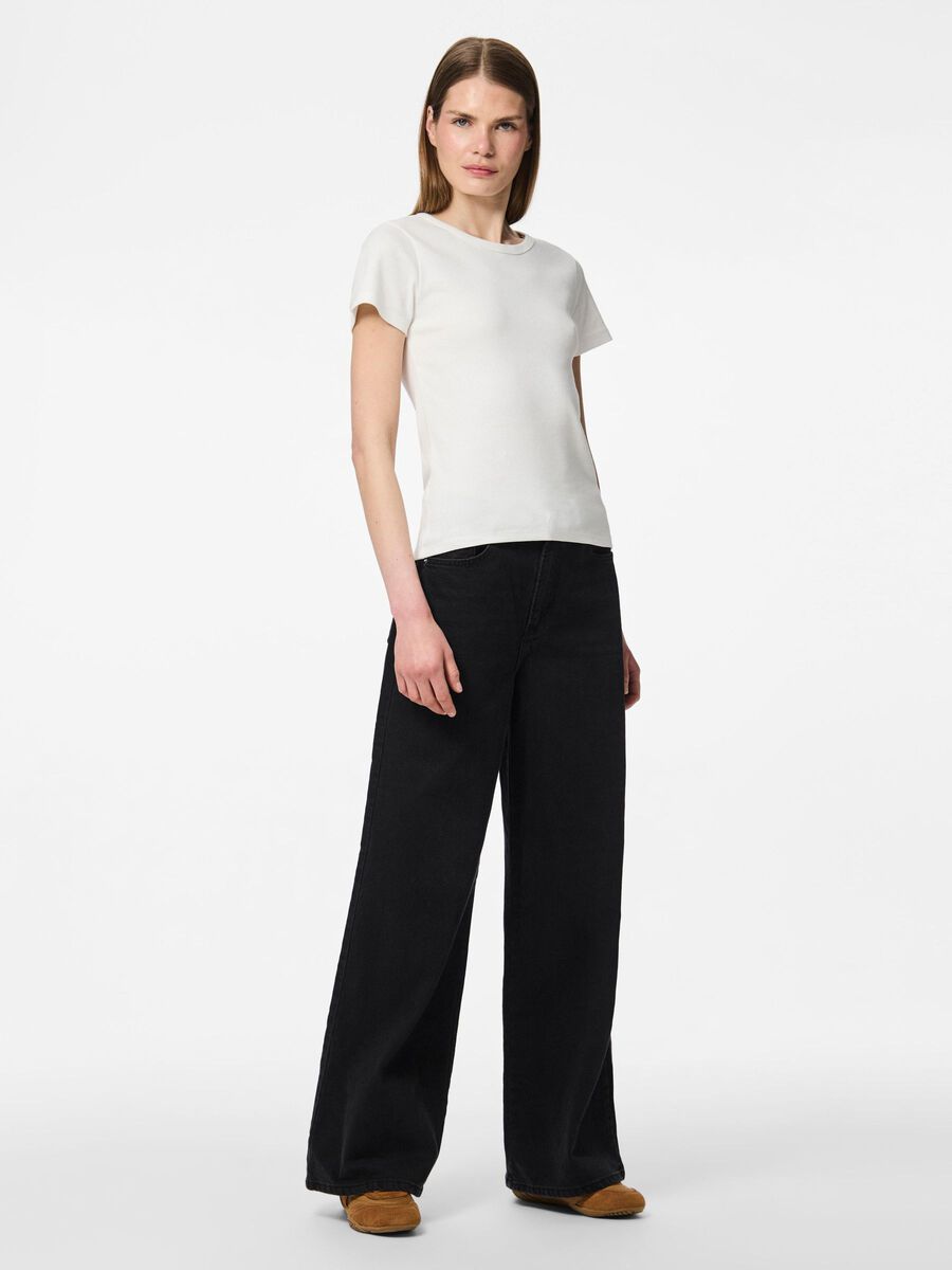 Pieces PCMAY GERIBD T-SHIRT, Bright White, highres - 17154483_BrightWhite_005.jpg