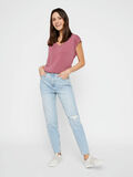 Pieces PCLEAH HW MOM-JEANS, Light Blue Denim, highres - 17104958_LightBlueDenim_005.jpg