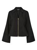 Product image thumbnail - PCFLORA FITTED DENIM SHIRT, Black | 1