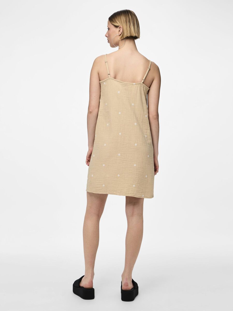 Pieces VESTIDO MINI, Safari, highres - 17145773_Safari_1093822_004.jpg