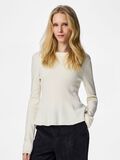 Product image thumbnail - PCJAN  KNITTED JUMPER, Cloud Dancer | 1