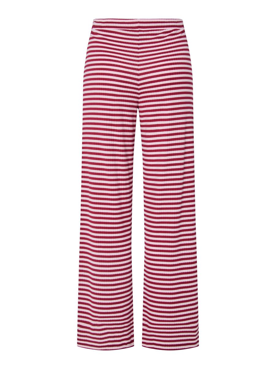 Pieces PCLAYA WIDE-LEG TROUSERS, Goji Berry, highres - 17156181_GojiBerry_1233392_002.jpg