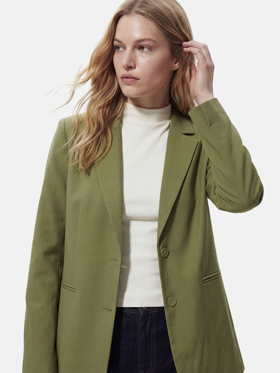 Product carousel image - PCBOSELLA LOOSE BLAZER, Sphagnum | 1