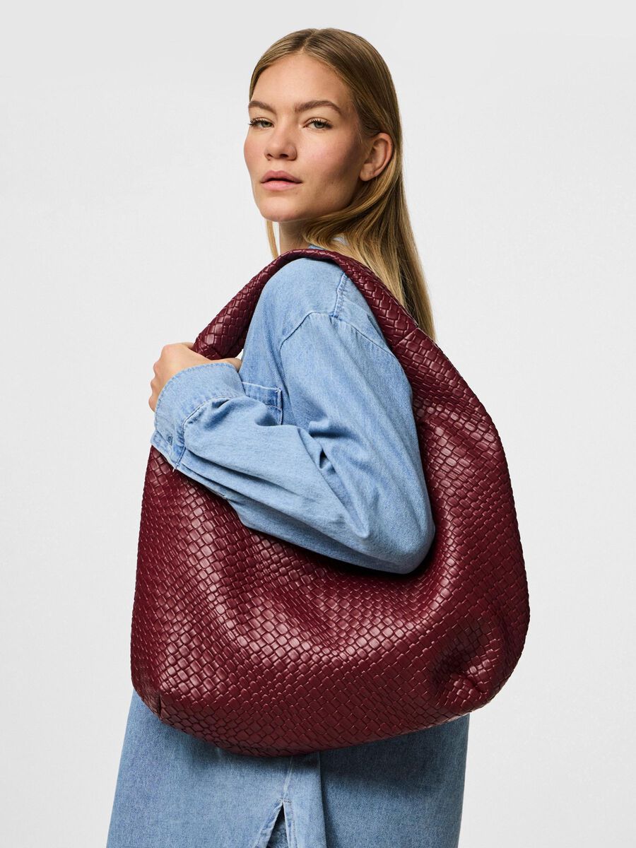 Pieces PCSANNA BRAIDED SHOPPER, Tawny Port, highres - 17157920_TawnyPort_003.jpg
