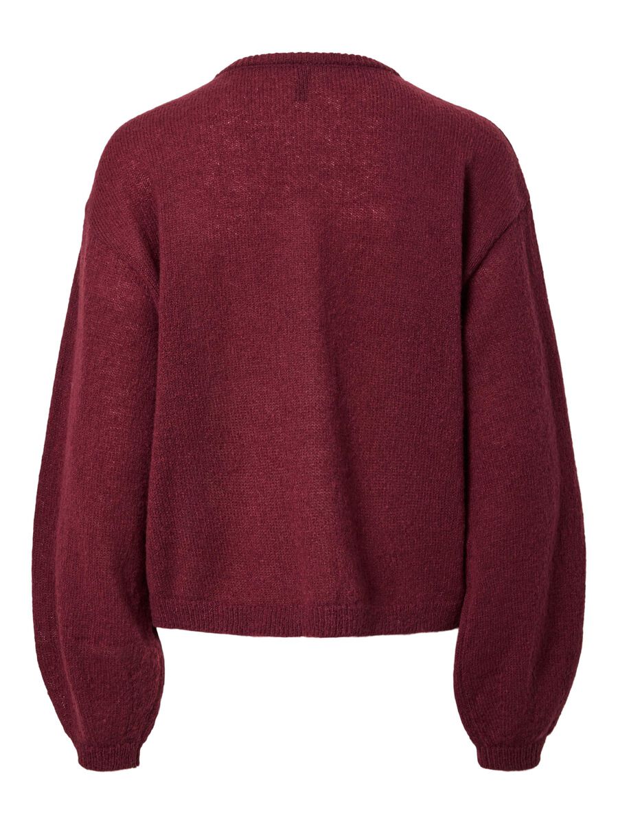 Pieces PCIDA CARDIGAN EN MAILLE, Tawny Port, highres - 17157589_TawnyPort_002.jpg