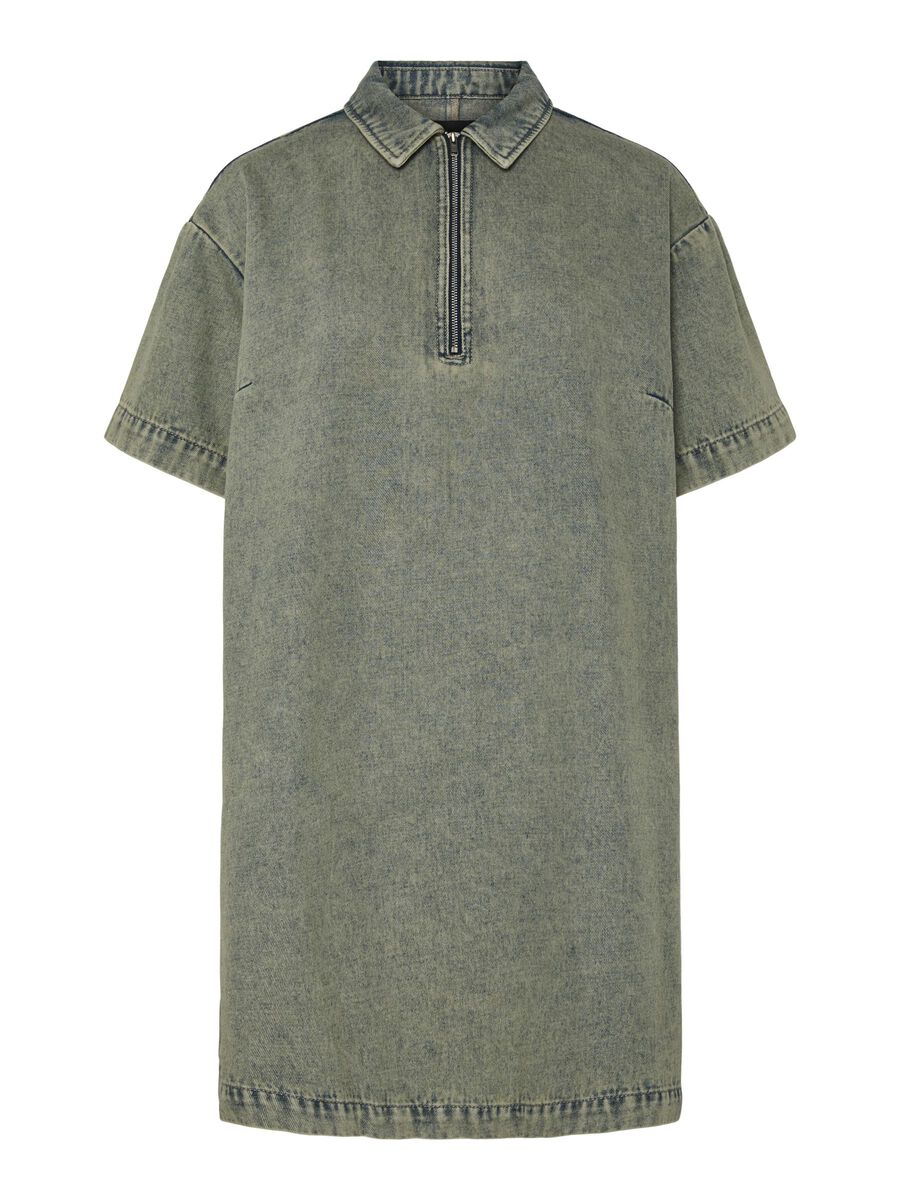 Pieces PCDRIA DENIM DRESS, Deep Lichen Green, highres - 17159675_DeepLichenGreen_1208611_001.jpg