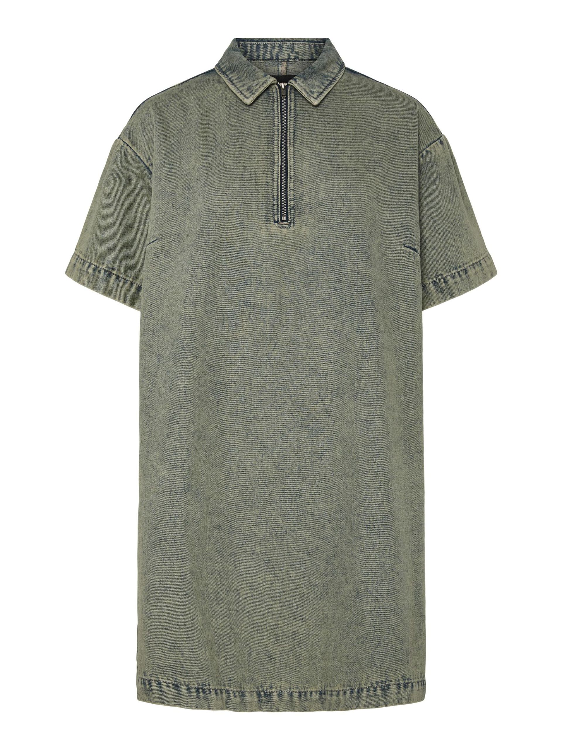 Carousel image - VESTIDO VAQUERO, Deep Lichen Green | 5