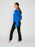 Pieces LONG SLEEVED KNITTED PULLOVER, Victoria Blue, highres - 17096206_VictoriaBlue_004.jpg