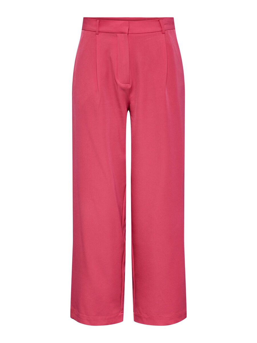 Pieces PCSIZE HIGH WAISTED TROUSERS, Fruit Dove, highres - 17124525_FruitDove_001.jpg
