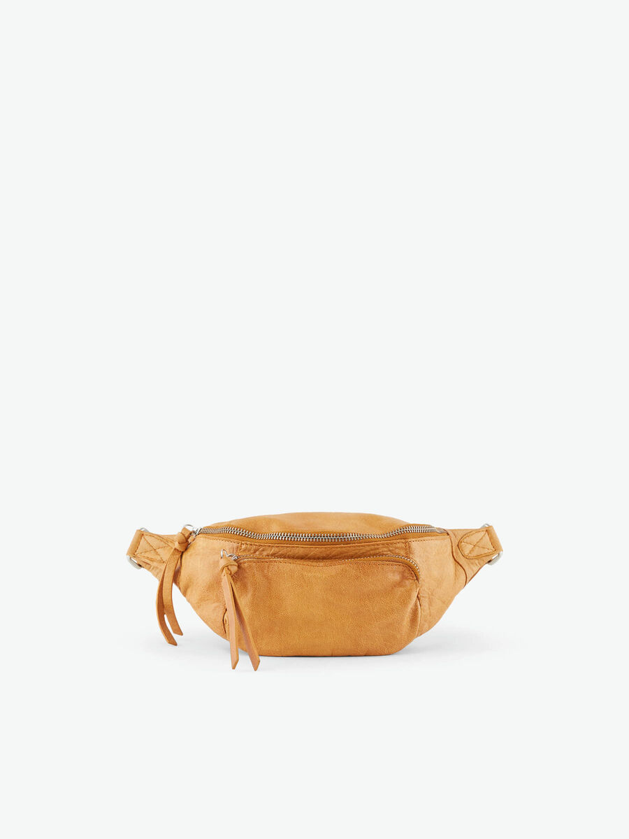 Pieces LÆDER BÆLTETASKE, Cognac, highres - 17090539_Cognac_001.jpg
