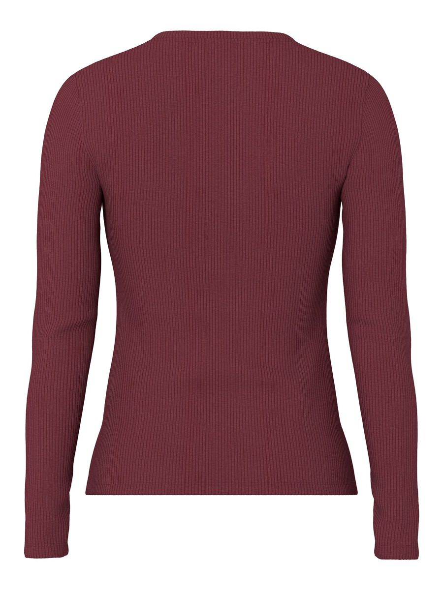 Product carousel image 2 PCRUKA LONG SLEEVED TOP, Tawny Port