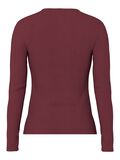 Product image thumbnail 2 PCRUKA LONG SLEEVED TOP, Tawny Port