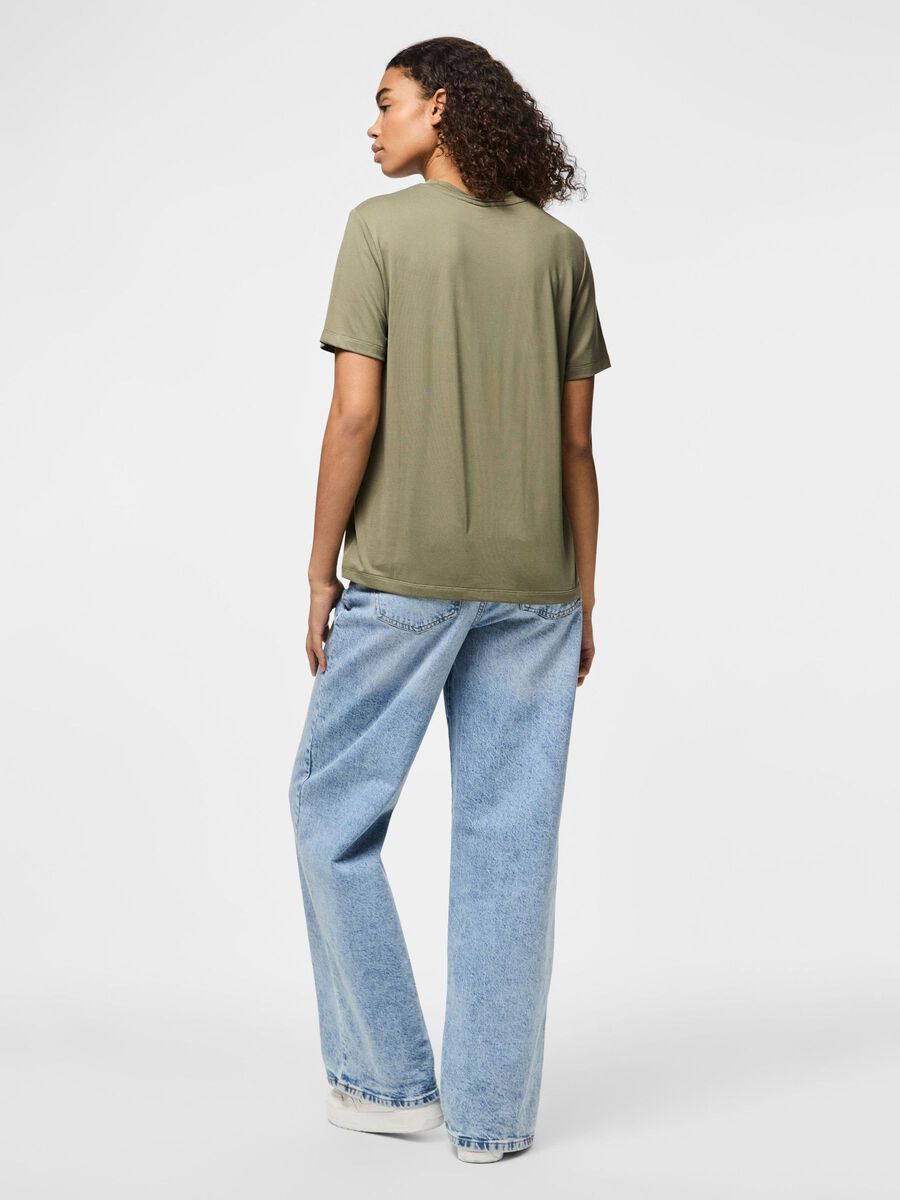 Pieces PCANORA T-SHIRT, Deep Lichen Green, highres - 17148789_DeepLichenGreen_004.jpg