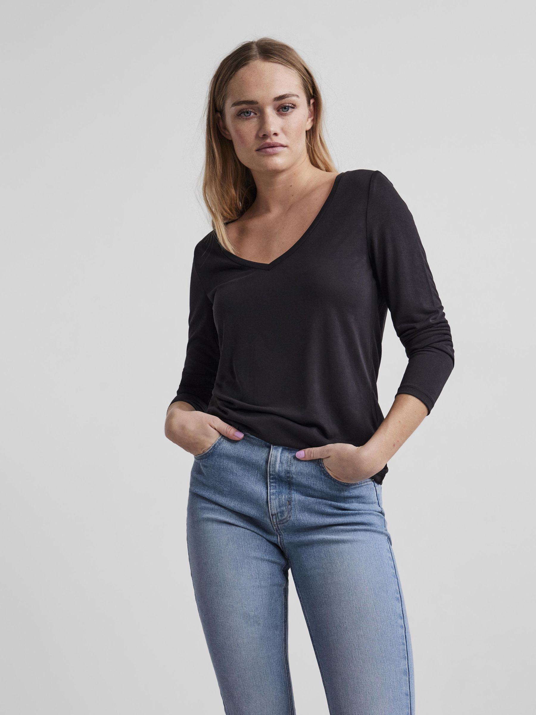 V hals topje sales