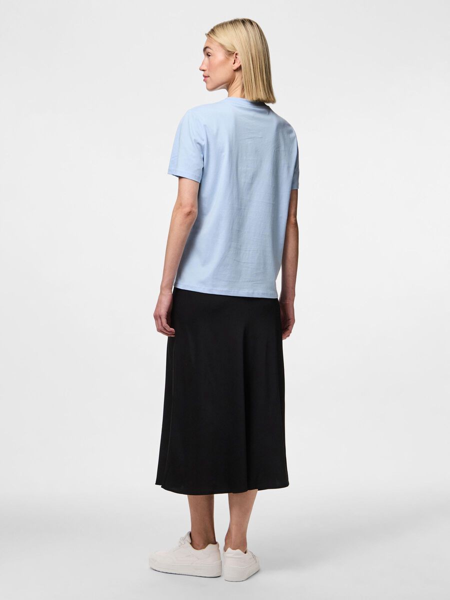 Pieces PCRIA BOMULL T-SHIRT, Cashmere Blue, highres - 17140802_CashmereBlue_004.jpg