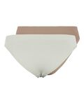 Pieces 2ER-PACK GERIPPTE BRIEFS, Warm Taupe, highres - 17107720_WarmTaupe_840754_002.jpg