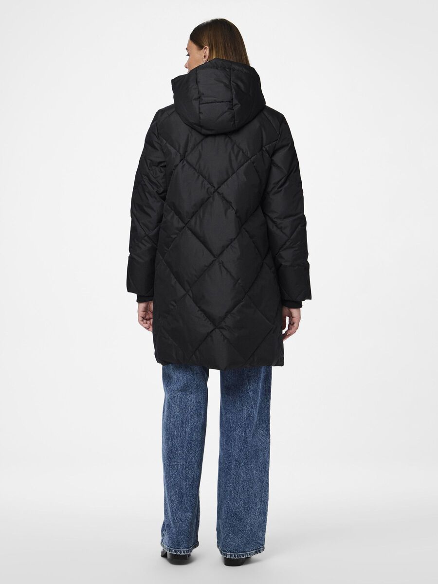 Pieces PCNOVELLA LANGER DAUNENJACKE, Black, highres - 17152159_Black_004.jpg