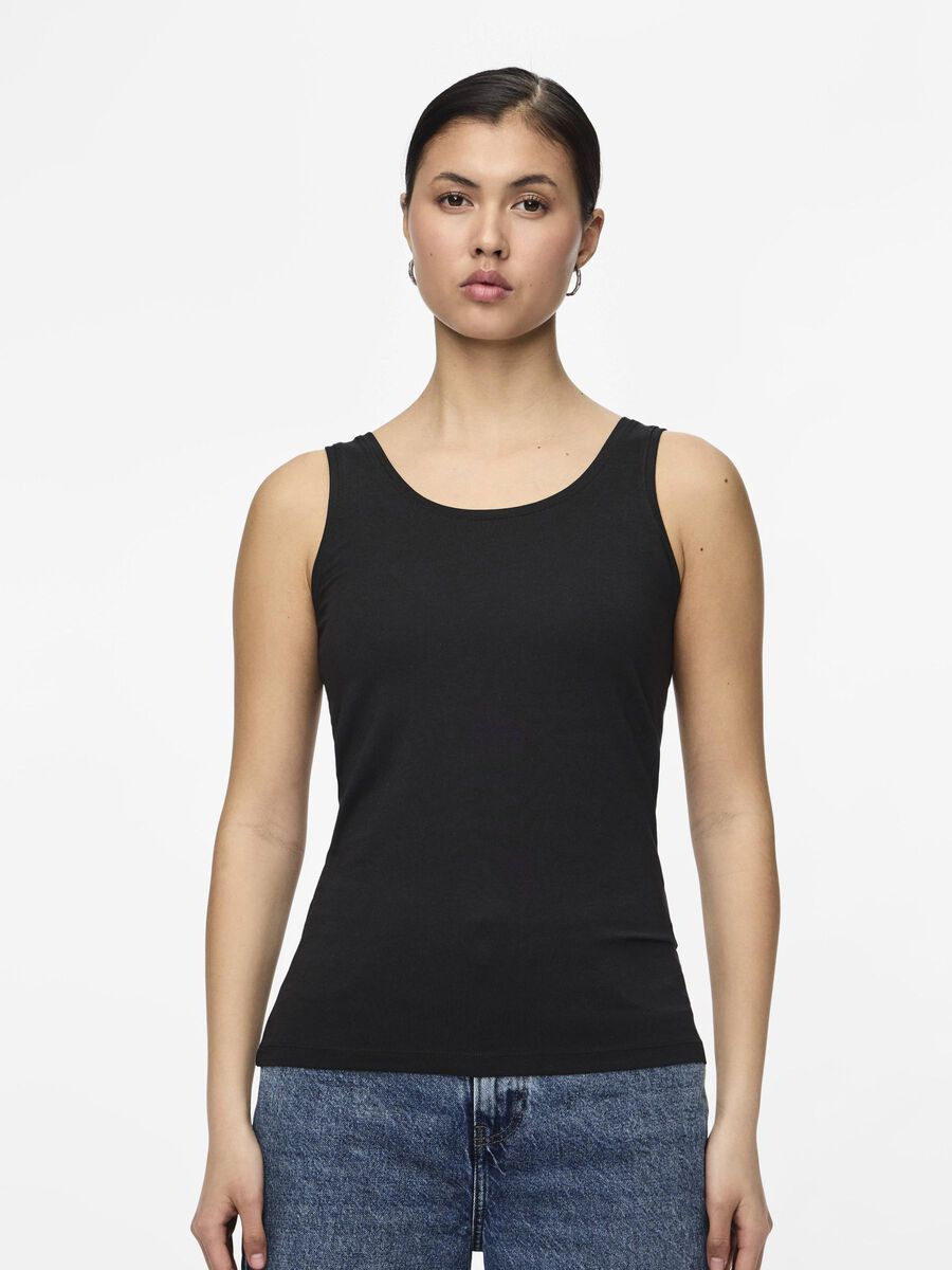 Pieces PCSIRENE TOP SANS MANCHES, Black, highres - 17082528_Black_003.jpg