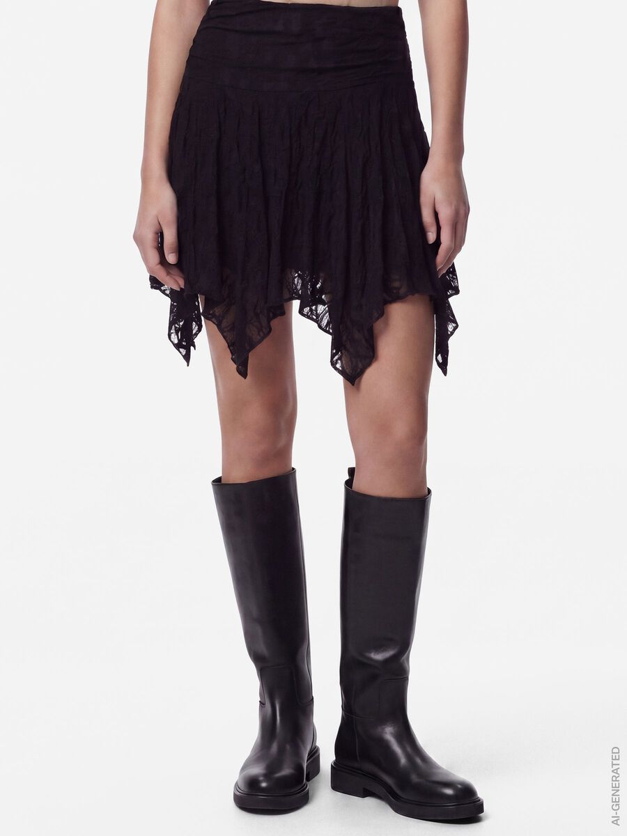 Product carousel image 1 PCANNIE MW KANT MINIROK, Black