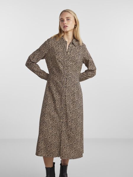 Pieces PCNOVA MIDI DRESS, Silver Mink, highres - 17140732_SilverMink_1046899_003.jpg