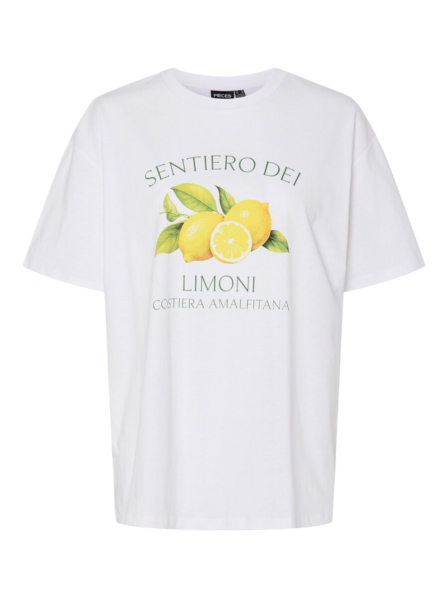 Pieces PCTHEA T-SHIRT, Bright White, highres - 17157114_BrightWhite_1178553_001.jpg