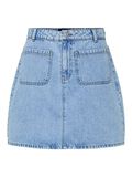 Pieces PCSKY HW MINI JEANSROCK, Light Blue Denim, highres - 17155880_LightBlueDenim_001.jpg