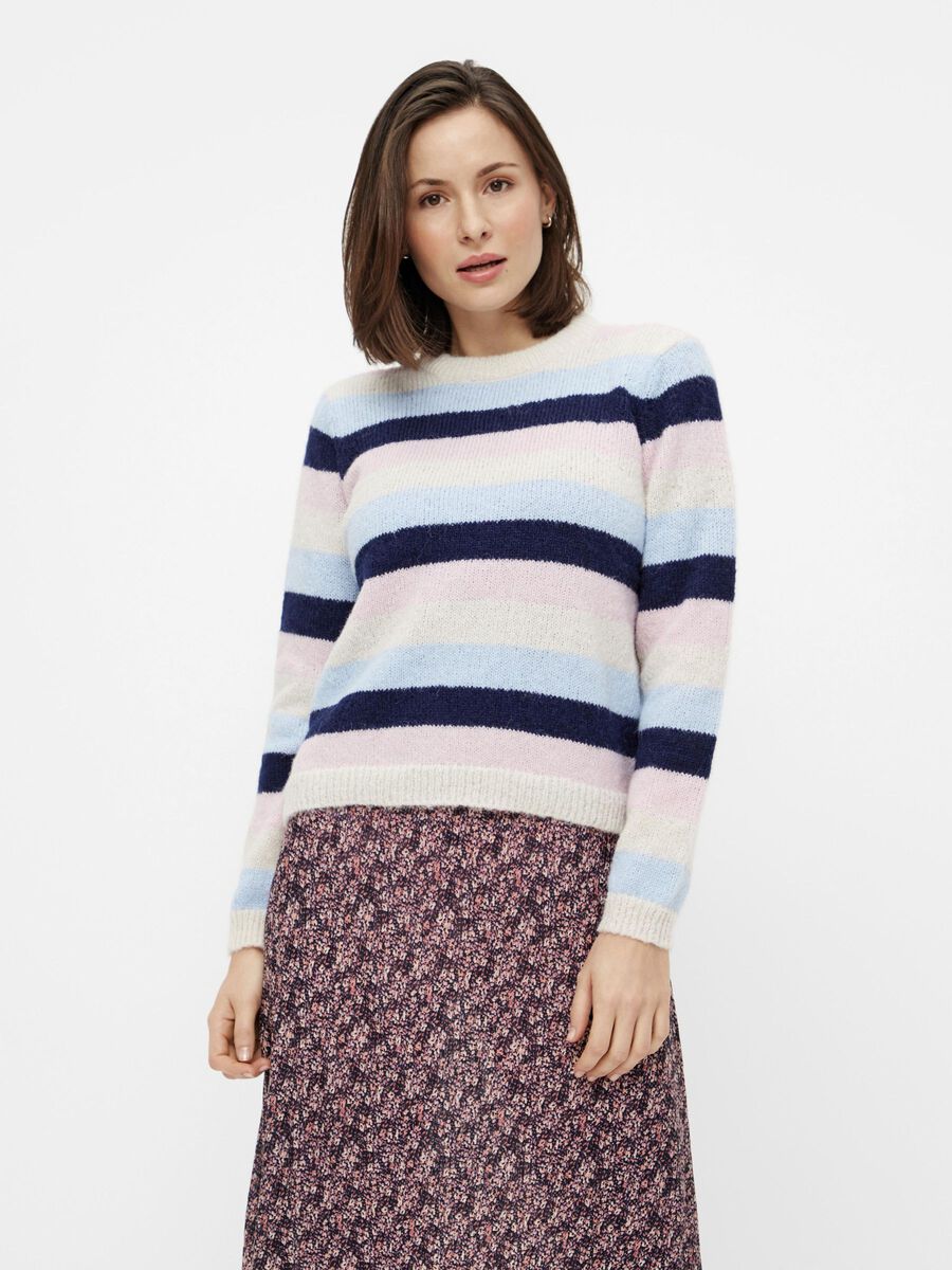 Pieces PCSHILA KNITTED JUMPER, Estate Blue, highres - 17115740_EstateBlue_874754_003.jpg