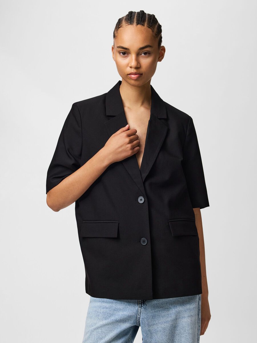 Product carousel image - PCBOSELLA 2/4  BLAZER, Black | 1