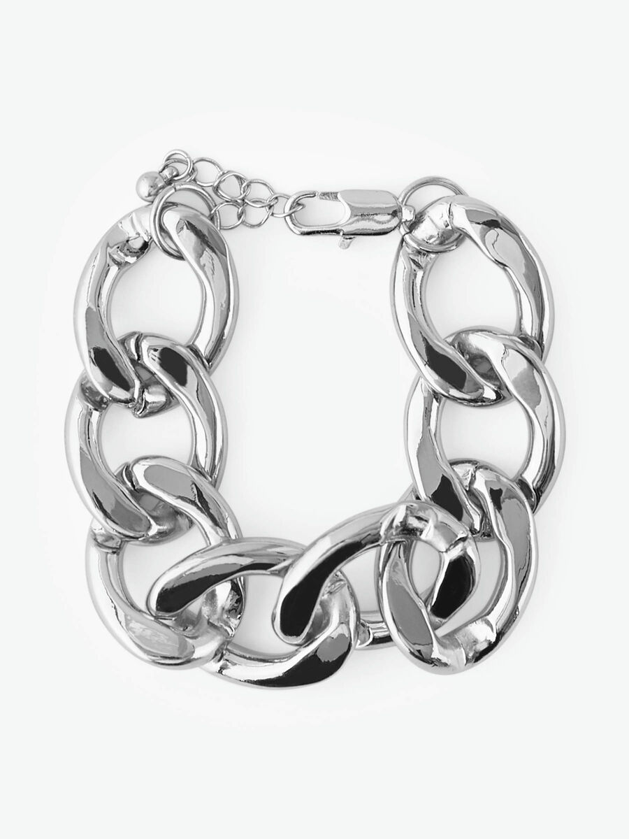 Pieces KÆDE ARMBÅND, Silver Colour, highres - 17105463_SilverColour_001.jpg