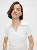 Pieces POLO-STYLE CROP TOP, Bright White, highres - 17121287_BrightWhite_006.jpg
