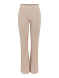 Pieces PCPAM FLARED TROUSERS, Warm Taupe, highres - 17119464_WarmTaupe_001.jpg