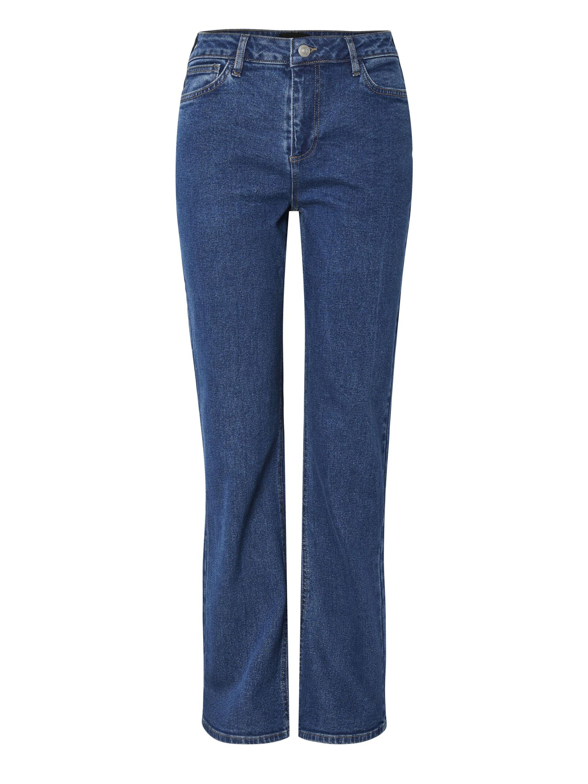 Carousel image - PCKELLY STRAIGHT FIT JEANS, Medium Blue Denim | 5