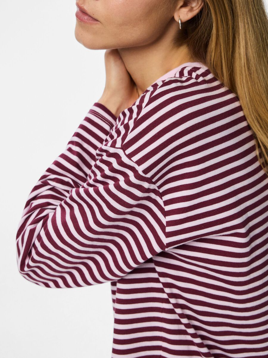 Carousel image - PCSADIE TOP &Agrave; MANCHES LONGUES, Tawny Port | 4