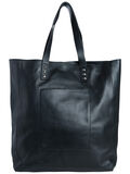 Pieces LEATHER SHOULDER BAG, Black, highres - 17081966_Black_001.jpg