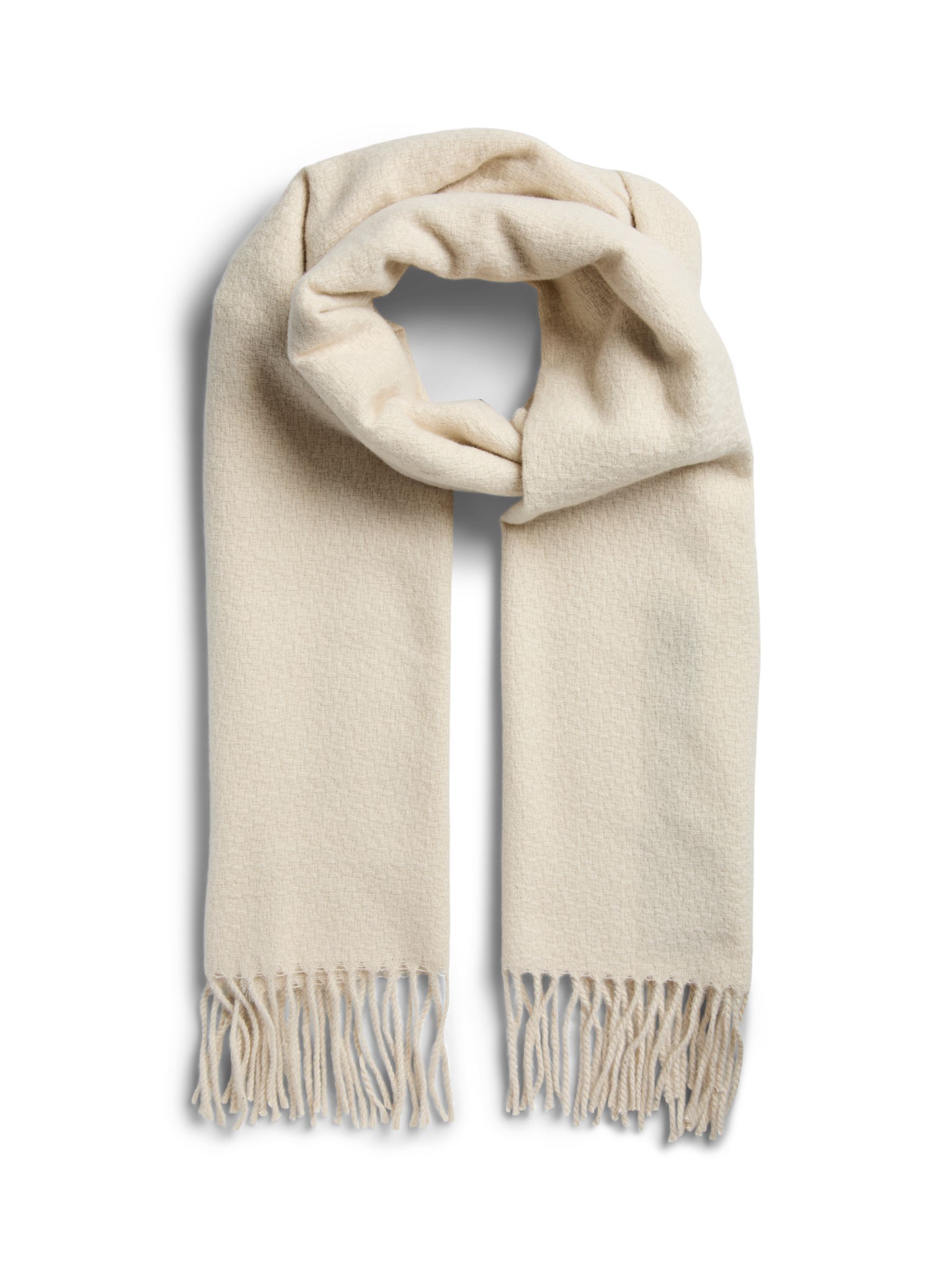 PCCELLA LONG SCARF | White | PIECES® Norway
