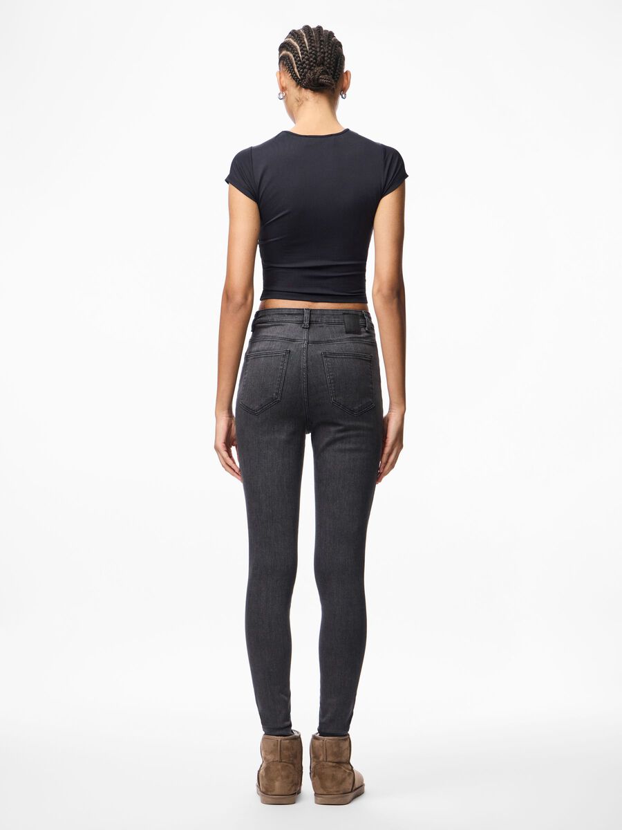 Product carousel image - PCDEA TH JEGGINGS, Dark Grey Denim | 2