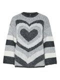 Product image thumbnail - PCJESSA PULLOVER, Dark Grey Melange | 5