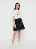 Pieces MICRO FLORAL-PRINT MINI SKIRT, Black, highres - 17094777_Black_680527_005.jpg